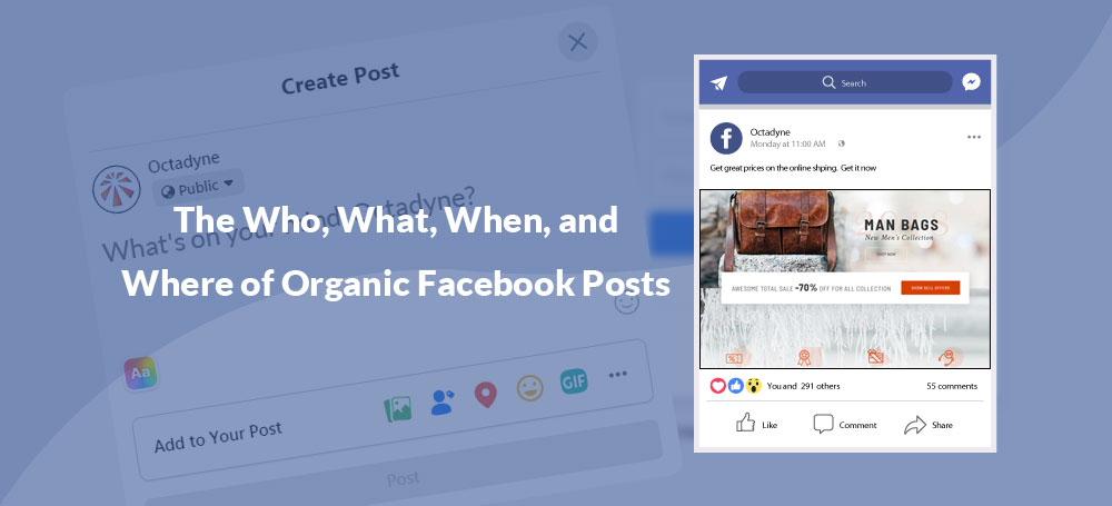 The Who, What, When, and Where of Organic Facebook Posts